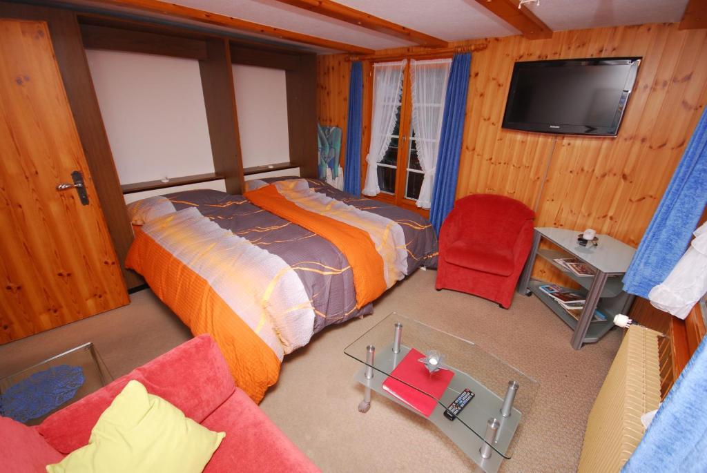 Chalet Alpenruh Saas Fee Pokoj fotografie